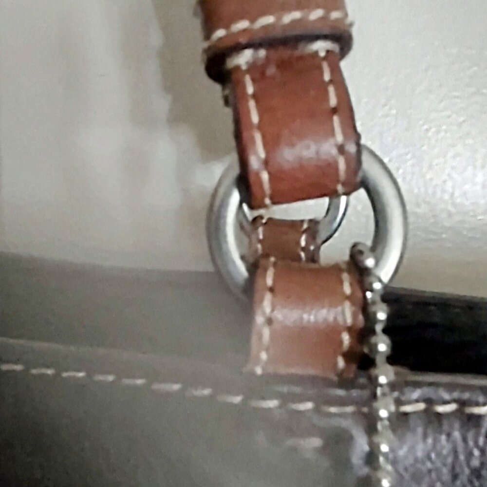 Coach ChelseaY2K Brown Leather Shoulder Tote Bag - Picture 4 of 6